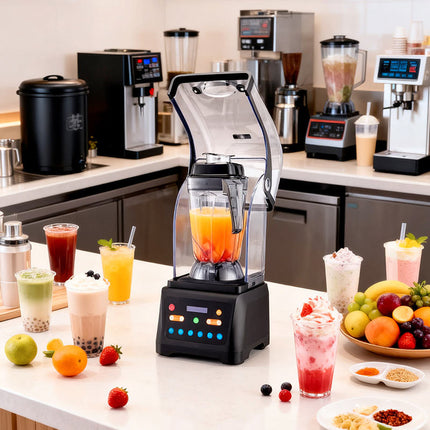 High-Power 2200W Kitchen Blender with 1.8L Jug, Stainless Steel Blades and Button Control