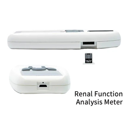 Handheld Kidney Function Monitor with Digital Display and Lancing Device – Portable UA & Creatinine Tester