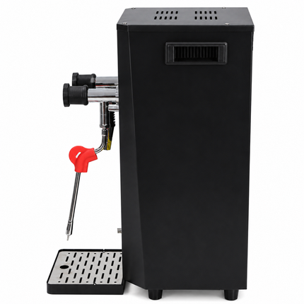 2-in-1 8L Hot Water Boiler with Milk Steamer 2500W High Capacity Beverage Station