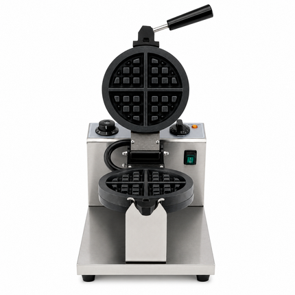 Commercial Electric Waffle Maker 1415W with Removable Cooking Plates