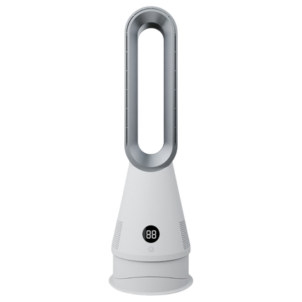 Portable Tower Fan 62.5cm White with Cooling or Warm Air Mode