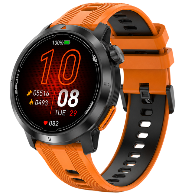 1.32 Inch AMOLED Smart Watch with BT Calling, 3ATM Water Resistant and Fitness Tracking