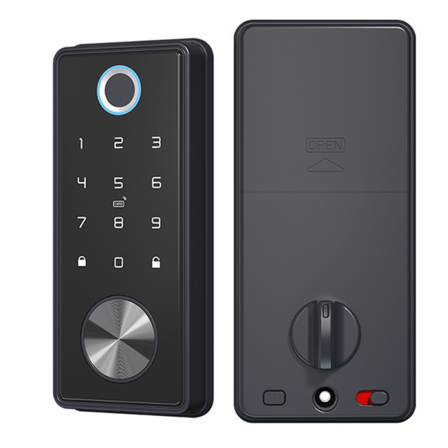 Digital Smart Deadbolt Door Lock with Fingerprint, Card, Password and Remote App Control