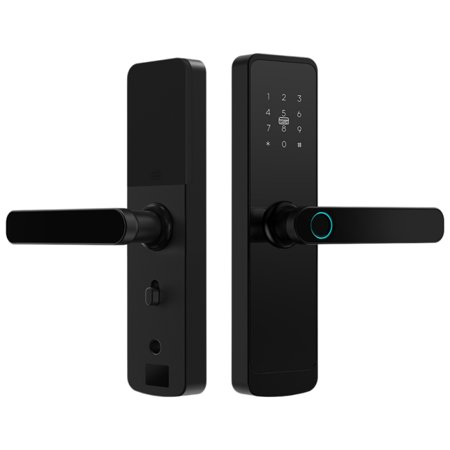 Keyless Digital Door Lock with Fingerprint Reader, App Control, Password and Card Unlock