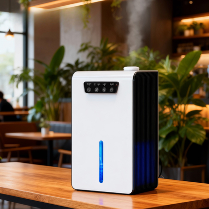 2-in-1 Portable Air Dehumidifier with Humidifier Mode 3.5L Water Tank 7 Color LED Lights