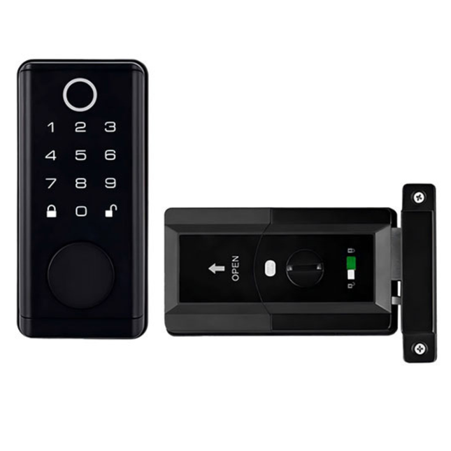 Rechargeable Smart Backpack Lock with Fingerprint Access, Bluetooth App and Key Unlock