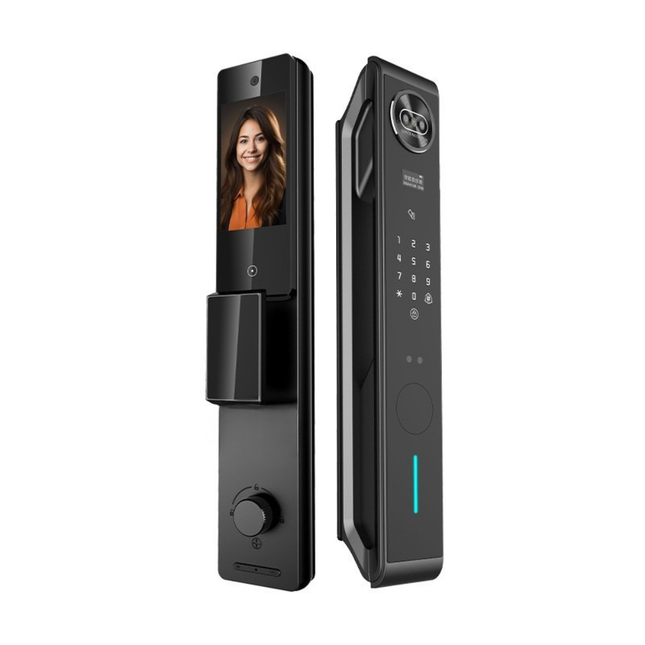 App Controlled Smart Door Lock with Face Recognition, Keypad and Visual Door Viewer