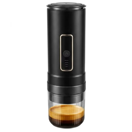 Rechargeable Portable Espresso Coffee Machine with 58mm Basket Compatibility and 80ml Water Tank