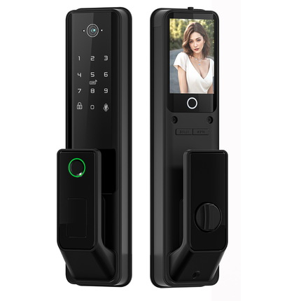 Wi-Fi Smart Video Peephole Door Camera with Indoor Display, Two-Way Audio and Motion Alerts
