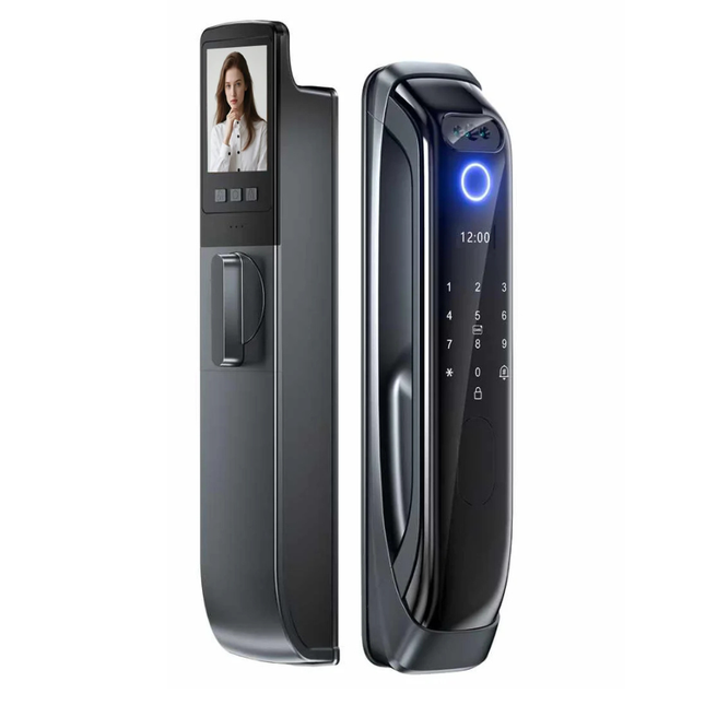 Digital Smart Mortise Door Lock with Face Recognition, Fingerprint and App Control