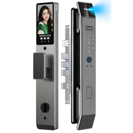 Tuya Smart Door Lock with 3D Face Recognition, Fingerprint, PIN Code and App Control