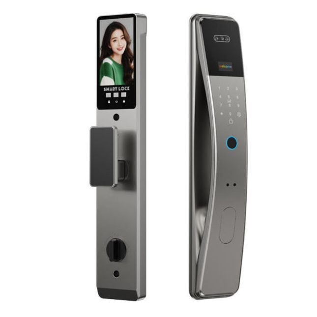 Smart Biometric Door Lock with Face Recognition, Fingerprint, Password and Camera
