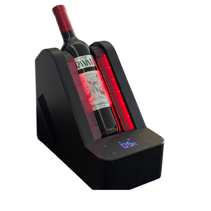 Portable Battery Wine Cooler Single Bottle Chiller with Adjustable Temperature Control