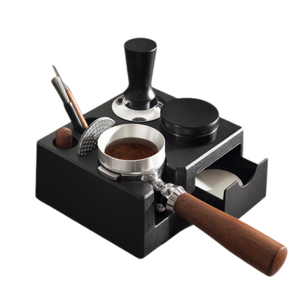 51mm Coffee Tamper Set 3-Piece Espresso Press Tool for Cafe and Home Use