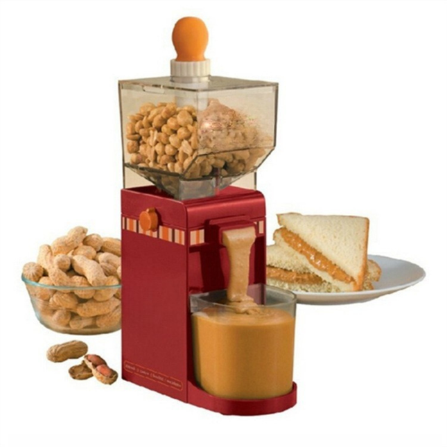 Small Automatic Peanut Butter Maker Machine 200W Electric Grinder