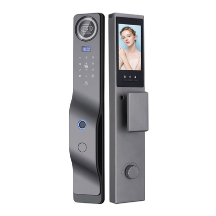 Smart Biometric Door Lock with Fingerprint, Face Recognition, App Control and Key Access