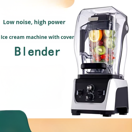 Commercial Countertop Blender 2.5L with 6-Blade System and Multi-Speed Control