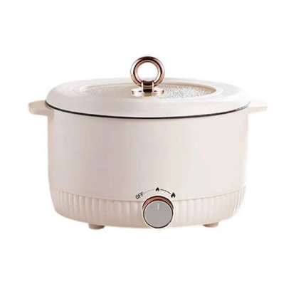 Large 7L Electric Hot Pot 2-Layer Design Multi-Use Cooker Stew Boil Steam 1500W