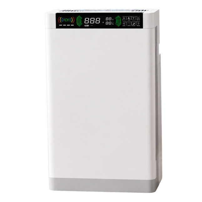 Smart Portable Air Purifier with HEPA H13 Filter, Remote Control, PM2.5 Display and 24H Timer