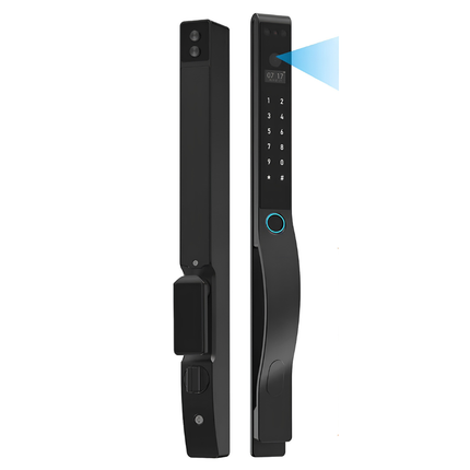 IP68 Waterproof Smart Gate Door Lock with 3D Face Recognition, Camera and Multiple Unlock Methods