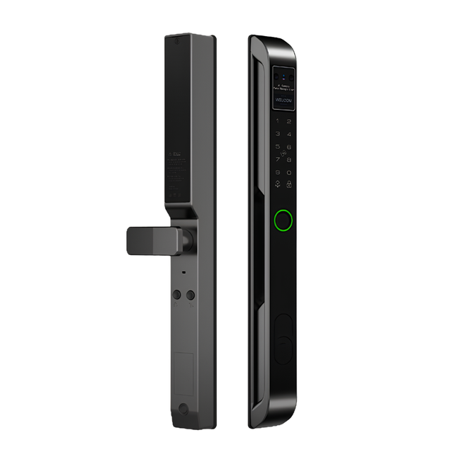 Digital Biometric Door Lock with Camera, Rechargeable Battery and App Remote Control