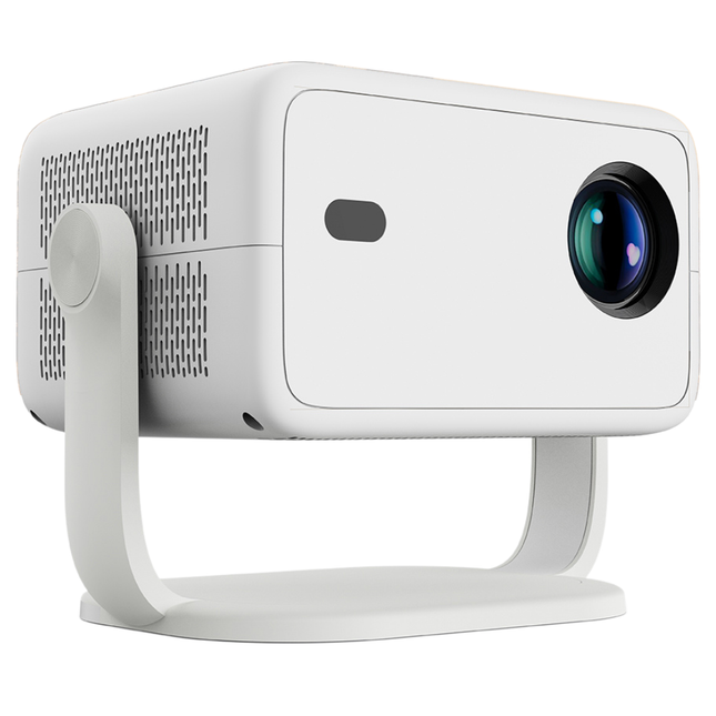 Portable LCD Projector with 650 ANSI Lumens and Full HD 1080P Resolution for Home and Outdoor Use