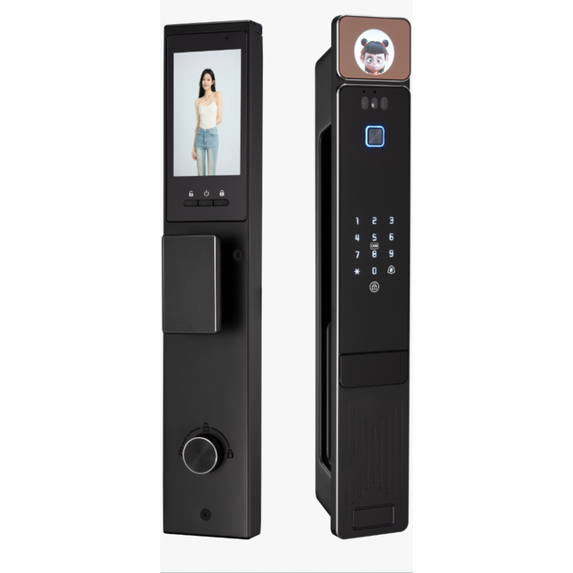 Smart Biometric Door Lock with Face Recognition, Palm Scan, Fingerprint and Tuya WiFi