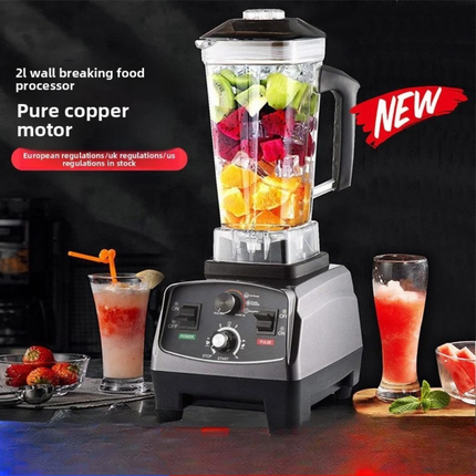 Electric Food Blender 1500W with 2L Mixing Jar for Home and Commercial Use