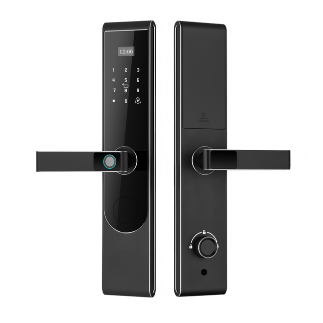 Smart Fingerprint Door Lock with WiFi App Control, Password, Card and Key Access