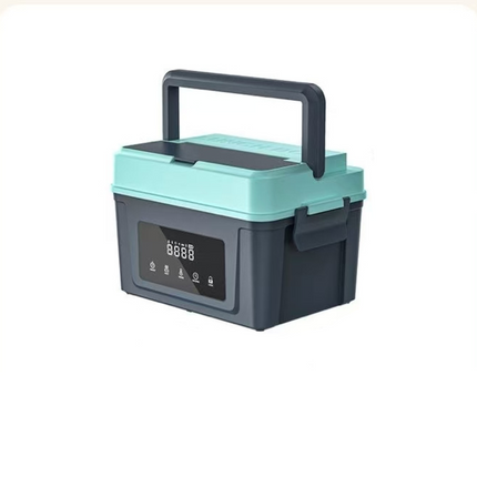 Portable Electric Heated Lunch Box 1.2L–2L Rechargeable Wireless Food Warmer with LED Display