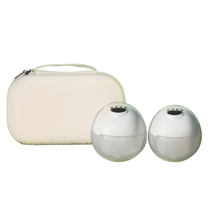 Protective Hard Shell Pump Carry Bag with Mesh Pocket for Double Electric Breast Pump