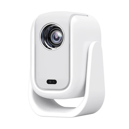 720P HD LCD Projector 230 ANSI Lumens with Built-In Speakers for Home Office and Education
