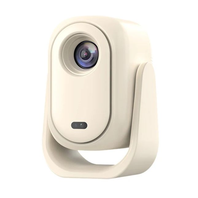 Portable 1080P Full HD LED Projector with Android 12, 230 ANSI Lumens and 180-Inch Display