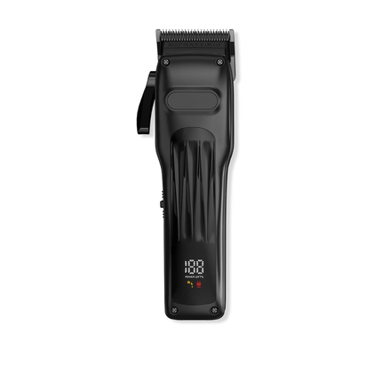 Cordless USB Rechargeable Hair Trimmer Set with LED Display Adjustable Stainless Steel Blades