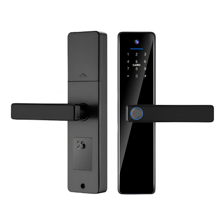 Smart Fingerprint Door Lock with Keypad Card Access and App Control for Home Office Apartment, Door Viewer