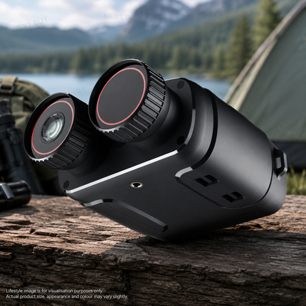 Digital Night Vision Binoculars with 10X Zoom, 120° Wide Viewing Angle, CMOS Sensor & 850nm Infrared Light