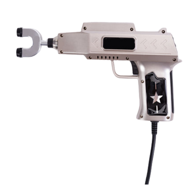 Champagne Gold Percussion Massage Gun – 6 Intensity Modes & 10 Attachments for Full-Body Muscle Recovery