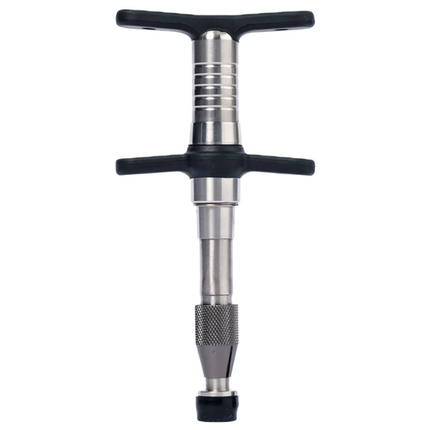 Compact Manual Hand Press Tool Single-Head 80–280N Adjustable Force Silver