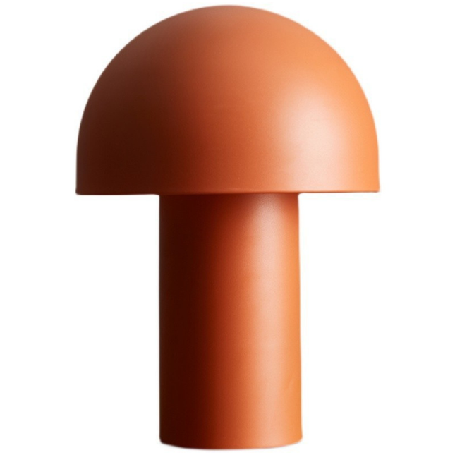 Decorative LED Lamp Compact Orange Design for Bedroom Desk or Living Room