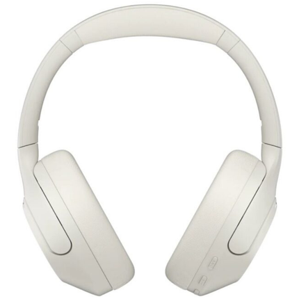 Wireless Over-Ear ANC Headphones with Foldable Design and Plush Ear Pads – White