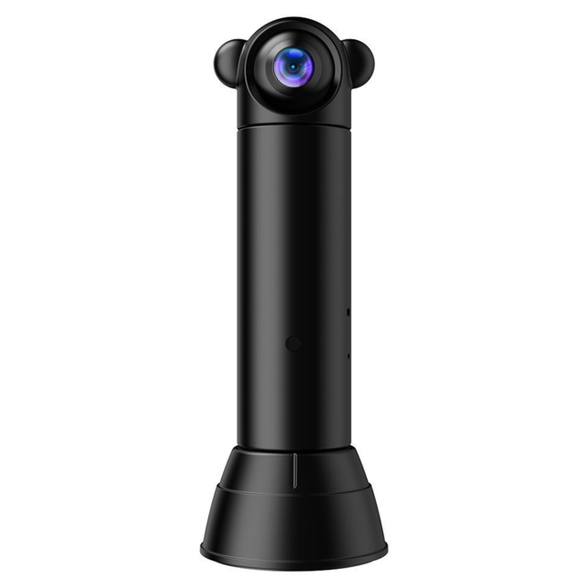Smart Mini WiFi Security Camera with Full HD Monitoring, Motion Alerts and Enhanced Night View – Black