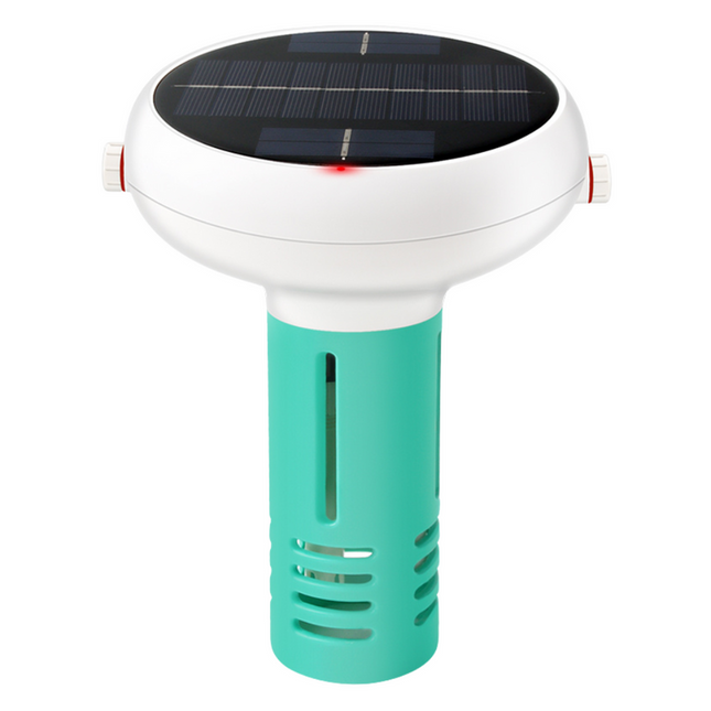 WiFi-Enabled Solar Water Quality Monitor with pH & Chlorine Detection for Pools, Aquariums and Spas