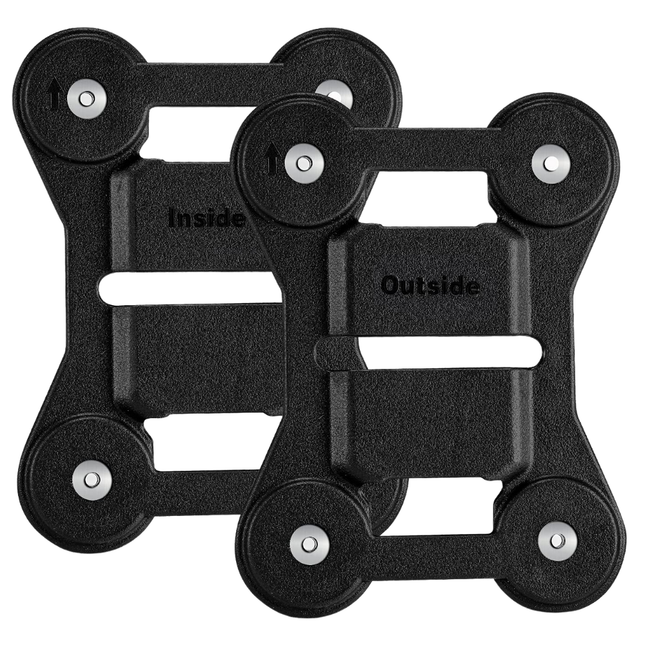 Durable Silicone Camera Clip Wearable Stable 8 Point Holder Black
