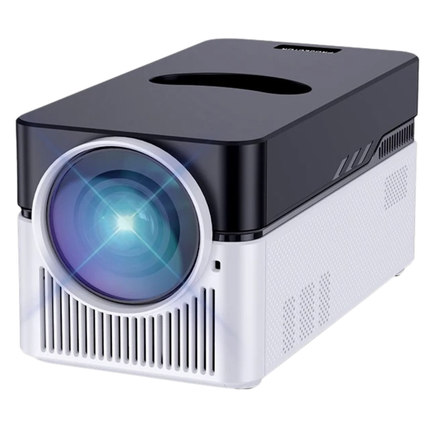 Portable Home Projector 1080P with Auto Focus Bluetooth Remote and 200 Inch Display