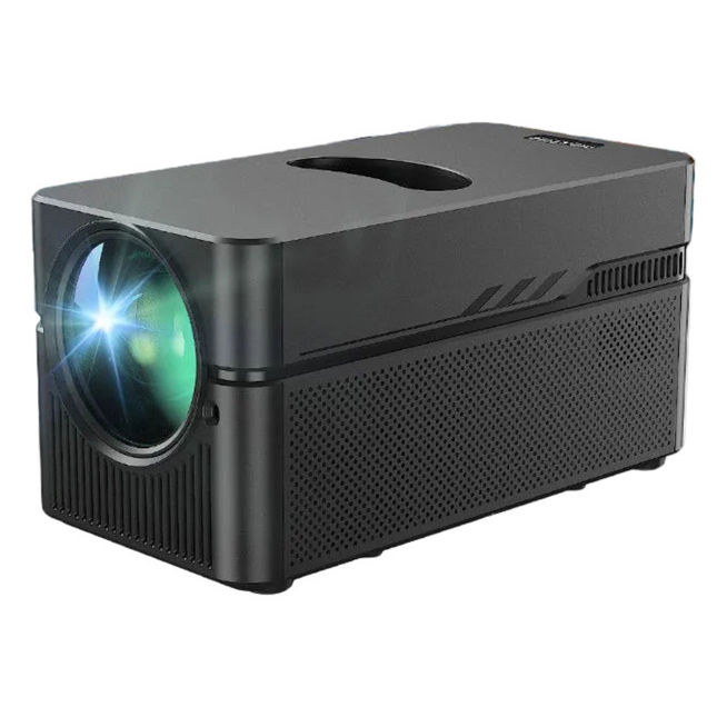 1080P Smart Home Projector Auto Focus 900 Lumens 200 Inch Large Screen Black