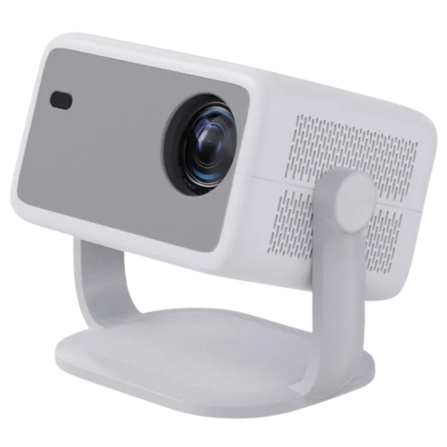 Full HD Smart Projector 1080P with Auto Focus, Bluetooth Remote, 650 ANSI Lumens, White