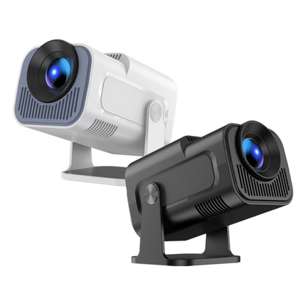 Portable 720P Smart Projector 300 ANSI Lumens with Auto Keystone and Android 11