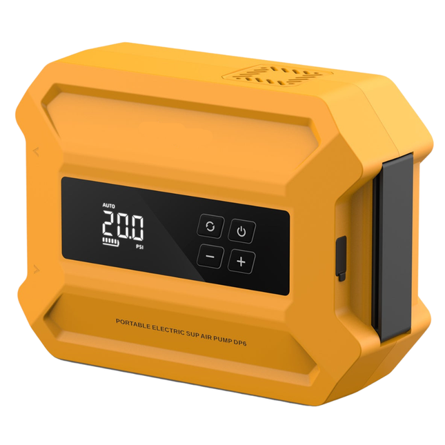 Rechargeable Portable SUP Inflator Pump with Dual Stage 20PSI Air Pressure Control