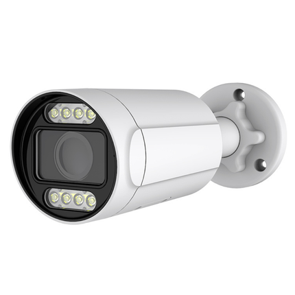 Smart Face Recognition IP Camera with 30m Night Vision, Motorized Lens, and IP66 Weatherproof Housing
