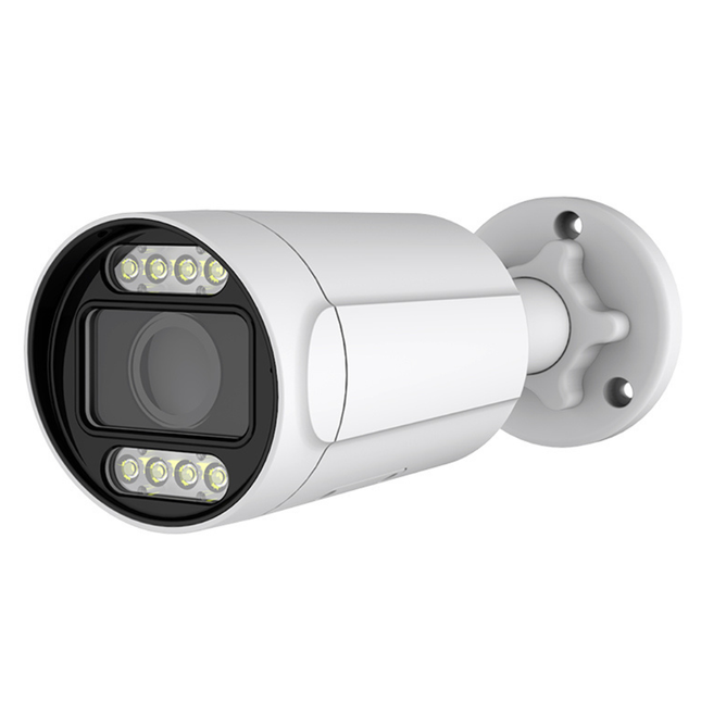Smart Face Recognition IP Camera with 30m Night Vision, Motorized Lens, and IP66 Weatherproof Housing